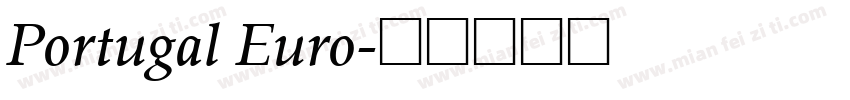 Portugal Euro字体转换